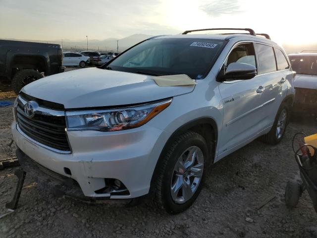 2016 TOYOTA HIGHLANDER HYBRID LIMITED, 