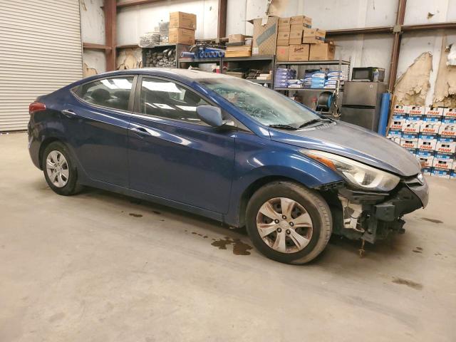 5NPDH4AE1GH717273 - 2016 HYUNDAI ELANTRA SE BLUE photo 4