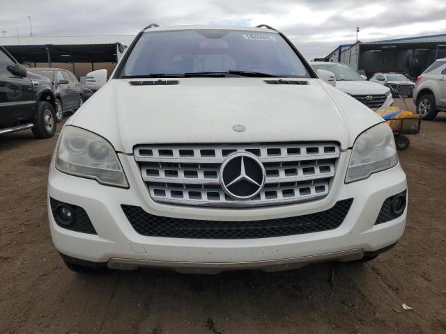 4JGBB8GB3BA674239 - 2011 MERCEDES-BENZ ML 350 4MATIC WHITE photo 5