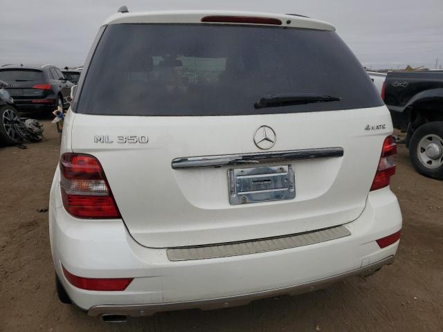 4JGBB8GB3BA674239 - 2011 MERCEDES-BENZ ML 350 4MATIC WHITE photo 6