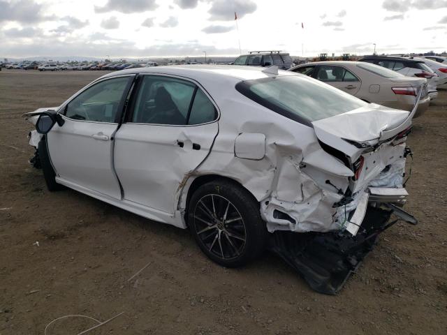 4T1G11AK6PU083479 - 2023 TOYOTA CAMRY SE NIGHT SHADE WHITE photo 2