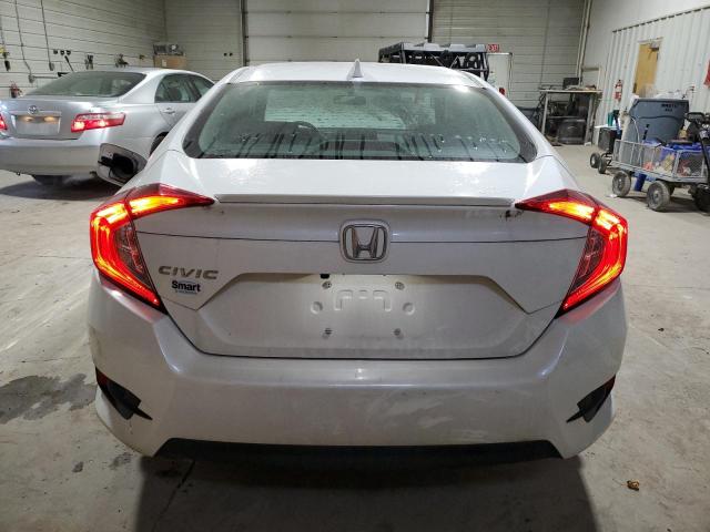 19XFC1F3XJE003778 - 2018 HONDA CIVIC EX WHITE photo 6