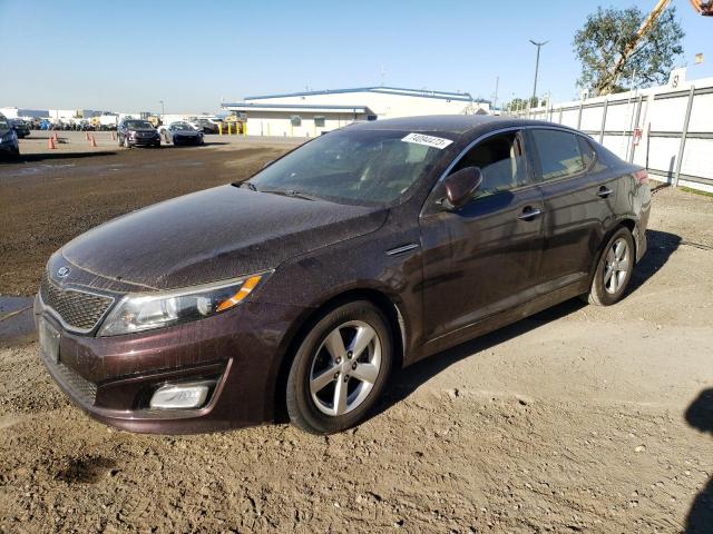 5XXGM4A7XFG468444 - 2015 KIA OPTIMA LX BURGUNDY photo 1