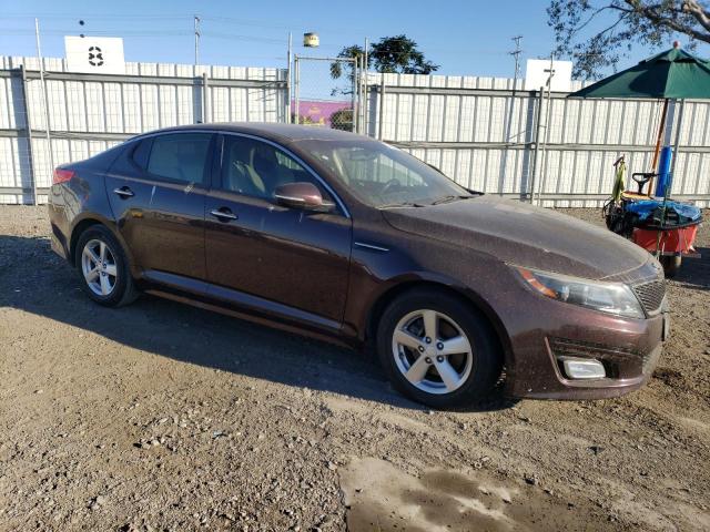 5XXGM4A7XFG468444 - 2015 KIA OPTIMA LX BURGUNDY photo 4