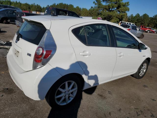 JTDKDTB38C1503845 - 2012 TOYOTA PRIUS C WHITE photo 3