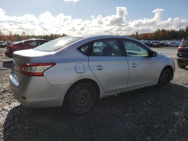 3N1AB7AP5EL665749 - 2014 NISSAN SENTRA S SILVER photo 3