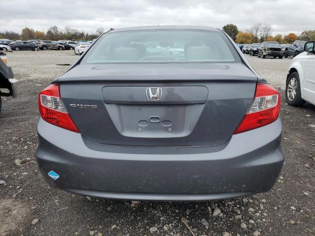 19XFB2F55CE071547 - 2012 HONDA CIVIC LX GRAY photo 6