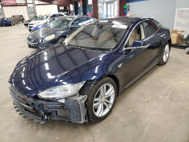 5YJSA1H13EFP55189 - 2014 TESLA MODEL S BLUE photo 1