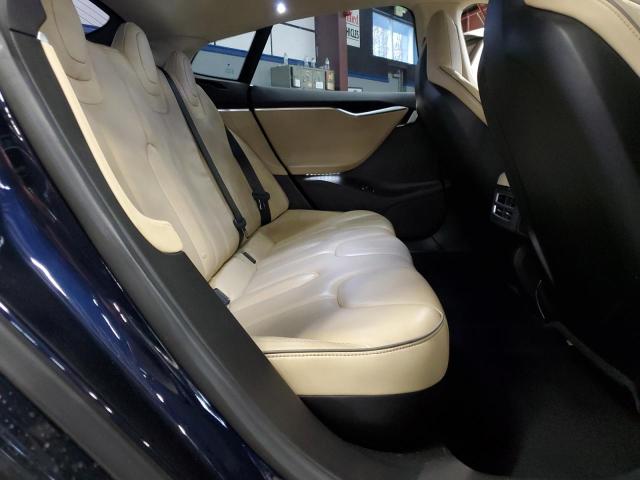 5YJSA1H13EFP55189 - 2014 TESLA MODEL S BLUE photo 10