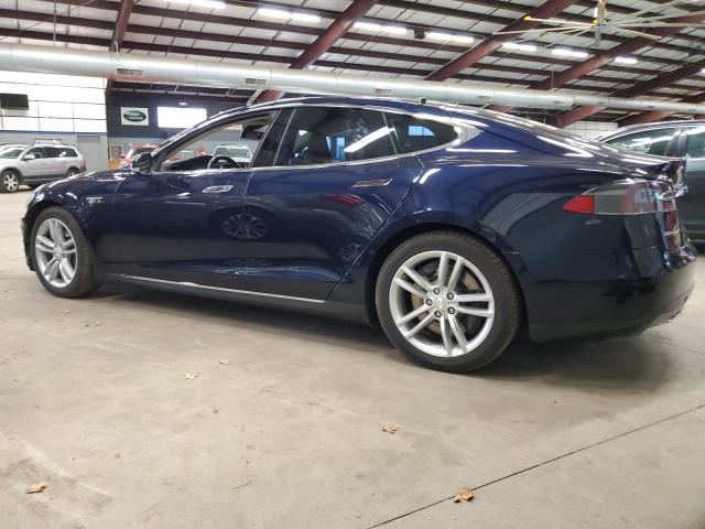 5YJSA1H13EFP55189 - 2014 TESLA MODEL S BLUE photo 2