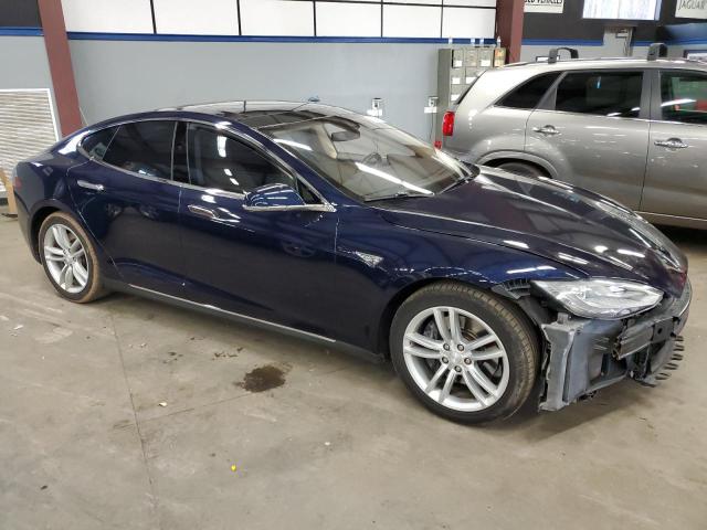 5YJSA1H13EFP55189 - 2014 TESLA MODEL S BLUE photo 4