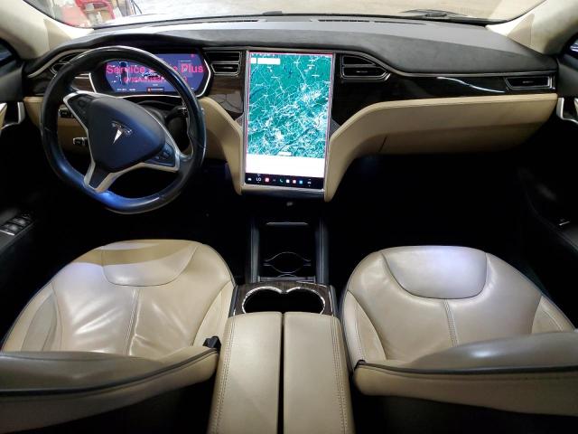 5YJSA1H13EFP55189 - 2014 TESLA MODEL S BLUE photo 8