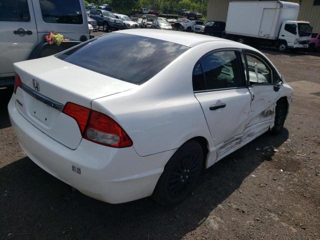 2HGFA16379H339685 - 2009 HONDA CIVIC VP WHITE photo 3