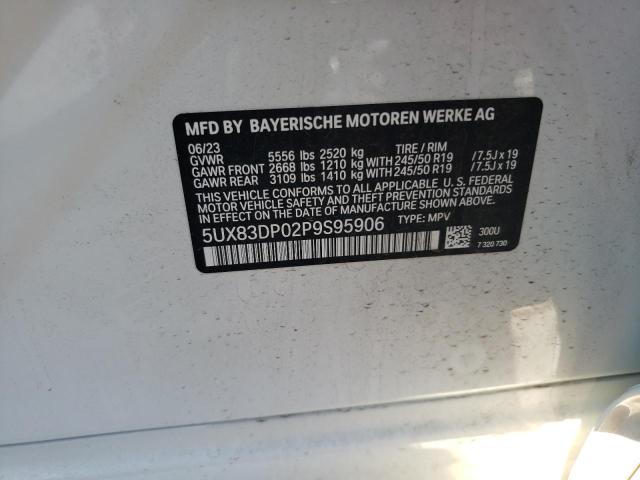 5UX83DP02P9S95906 - 2023 BMW X3 M40I 白色 照片 13