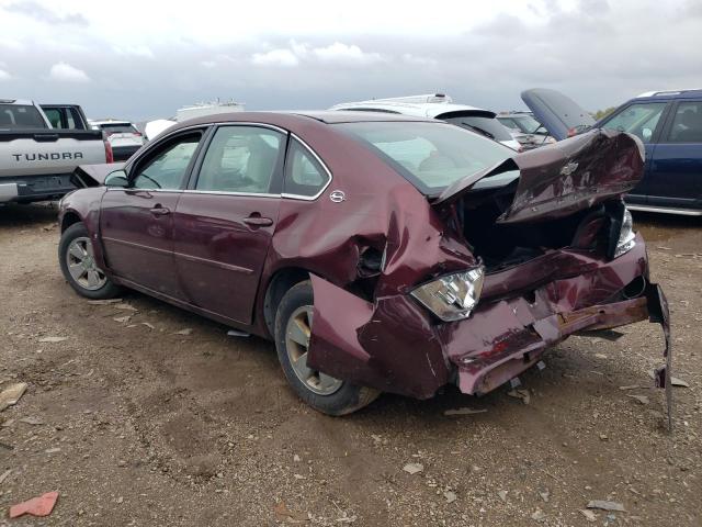 2G1WT58N979268522 - 2007 CHEVROLET IMPALA 4D LT BURGUNDY photo 2