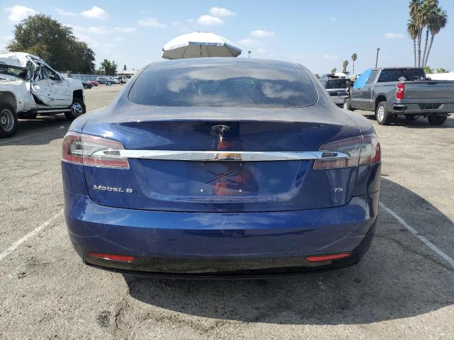 5YJSA1E13HF215947 - 2017 TESLA MODEL S 蓝色 照片 6