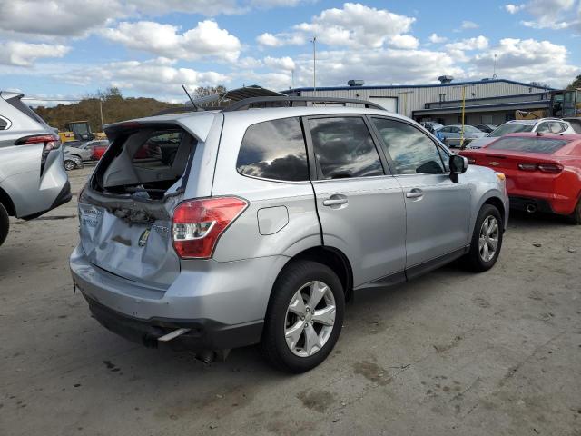 JF2SJAHCXFH526903 - 2015 SUBARU FORESTER 2.5I LIMITED SILVER photo 3