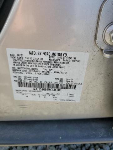 MAJ3S2GE4MC436283 - 2021 FORD ECOSPORT SE 银色 照片 13