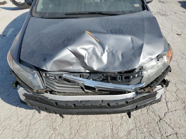 19XFB2F98CE068483 - 2012 HONDA CIVIC EXL ნაცრისფერი ფოტო 11