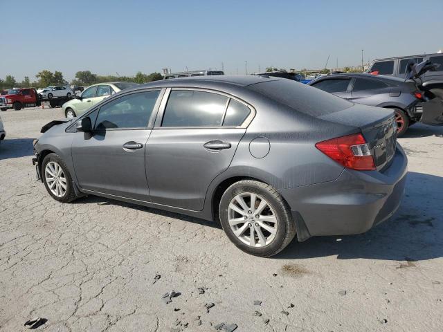 19XFB2F98CE068483 - 2012 HONDA CIVIC EXL ნაცრისფერი ფოტო 2