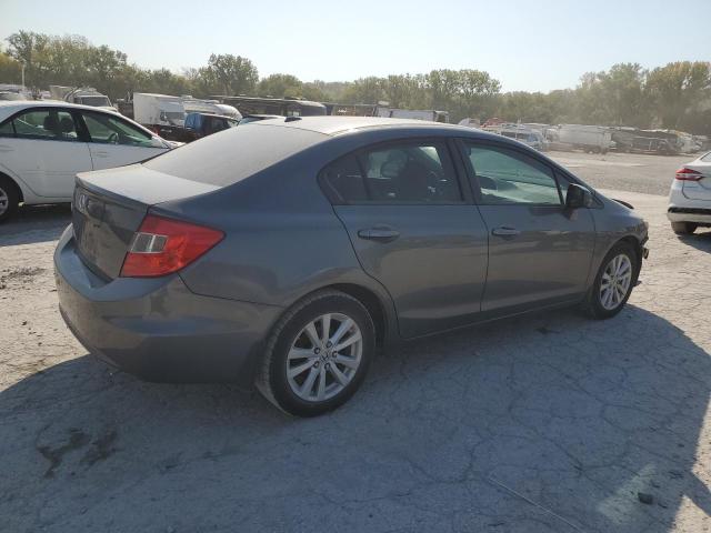 19XFB2F98CE068483 - 2012 HONDA CIVIC EXL ნაცრისფერი ფოტო 3