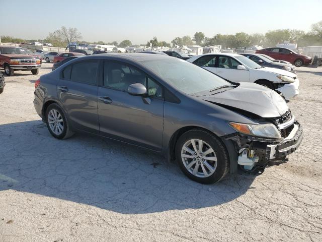 19XFB2F98CE068483 - 2012 HONDA CIVIC EXL ნაცრისფერი ფოტო 4