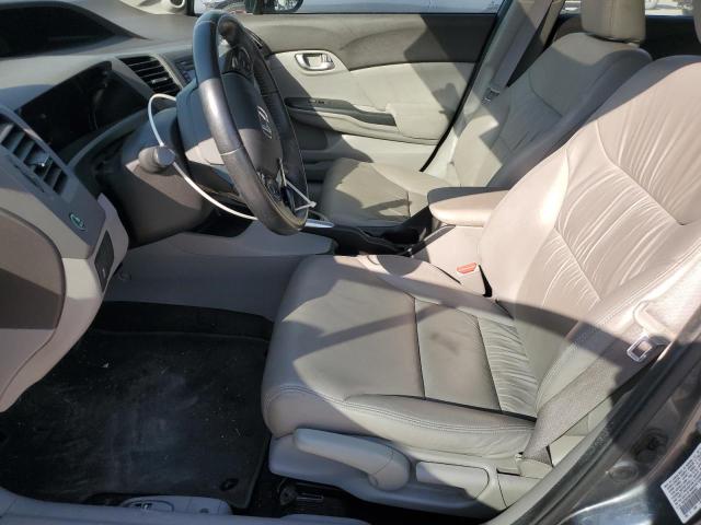 19XFB2F98CE068483 - 2012 HONDA CIVIC EXL ნაცრისფერი ფოტო 7