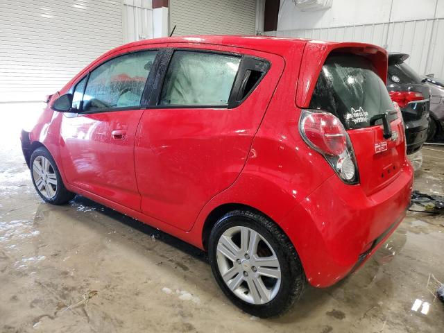 KL8CD6S93EC445458 - 2014 CHEVROLET SPARK 1LT RED photo 2