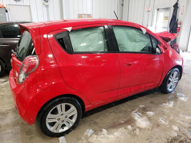 KL8CD6S93EC445458 - 2014 CHEVROLET SPARK 1LT RED photo 3