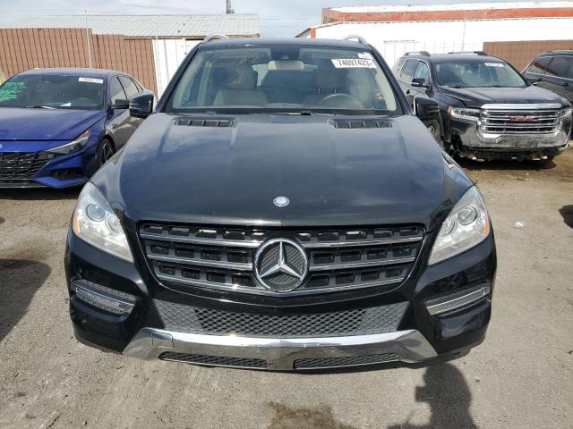 4JGDA5HB8FA478974 - 2015 MERCEDES-BENZ ML 350 4MATIC BLACK photo 5