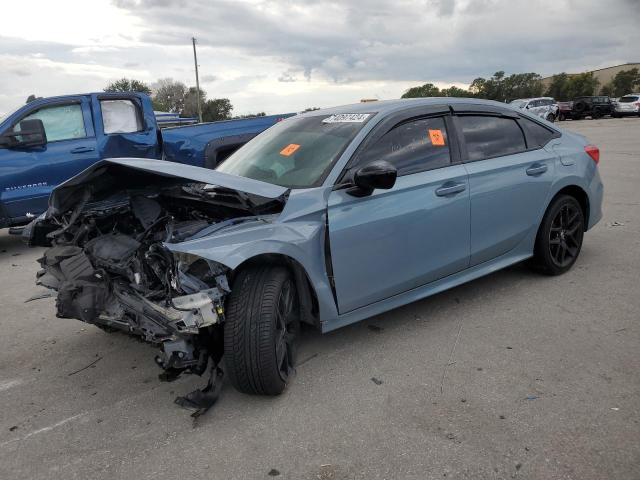 2HGFE2F53NH502967 - 2022 HONDA CIVIC SPORT 蓝色 照片 1