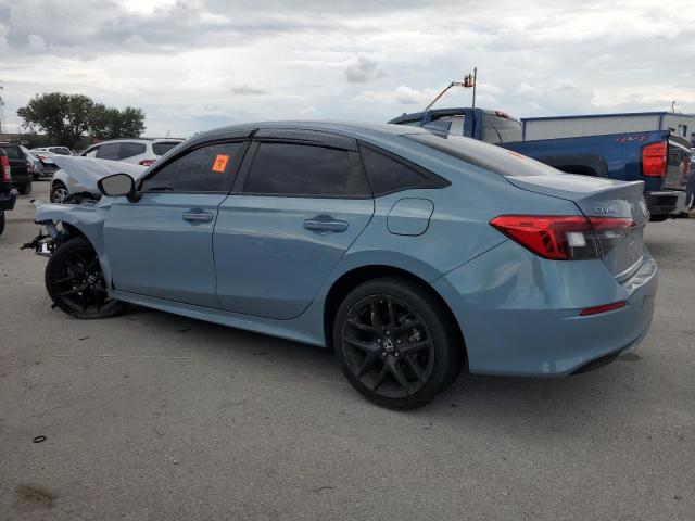 2HGFE2F53NH502967 - 2022 HONDA CIVIC SPORT BLUE photo 2