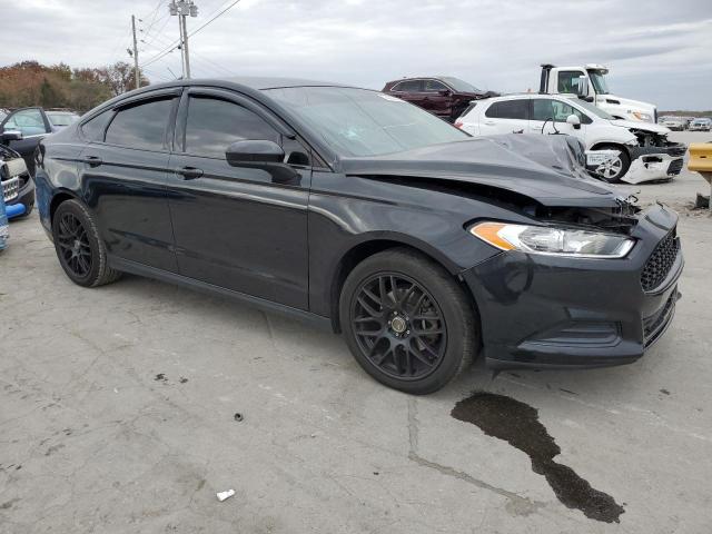 1FA6P0G70E5401654 - 2014 FORD FUSION S BLACK photo 4