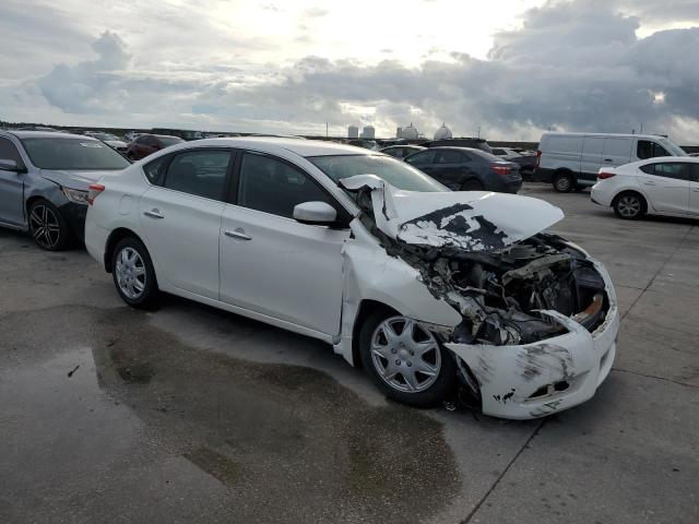 3N1AB7AP0DL726648 - 2013 NISSAN SENTRA S WHITE photo 4