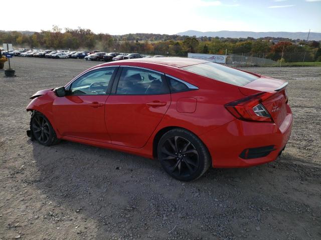 2HGFC2F85KH503842 - 2019 HONDA CIVIC SPORT 红色 照片 2