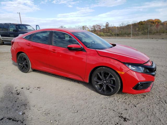 2HGFC2F85KH503842 - 2019 HONDA CIVIC SPORT 红色 照片 4