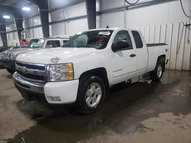 1GCRKSE39BZ402243 - 2011 CHEVROLET 1500 K1500 LT WHITE photo 1