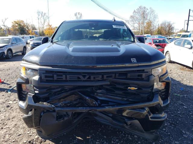 1GCPDBEK7NZ595618 - 2022 CHEVROLET SILVERADO K1500 CUSTOM BLACK photo 5