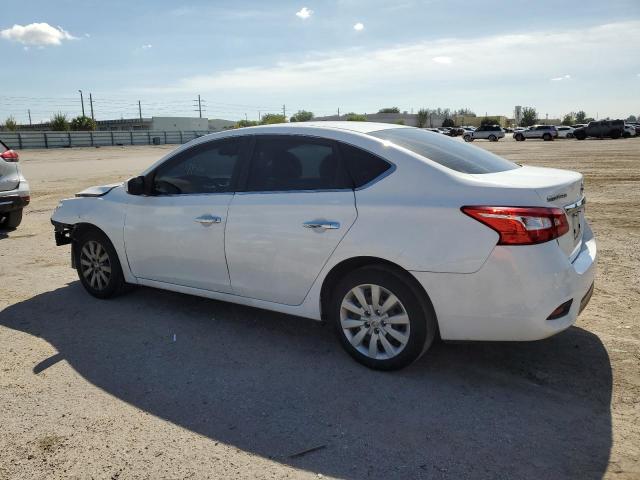 3N1AB7AP2KY366105 - 2019 NISSAN SENTRA S WHITE photo 2