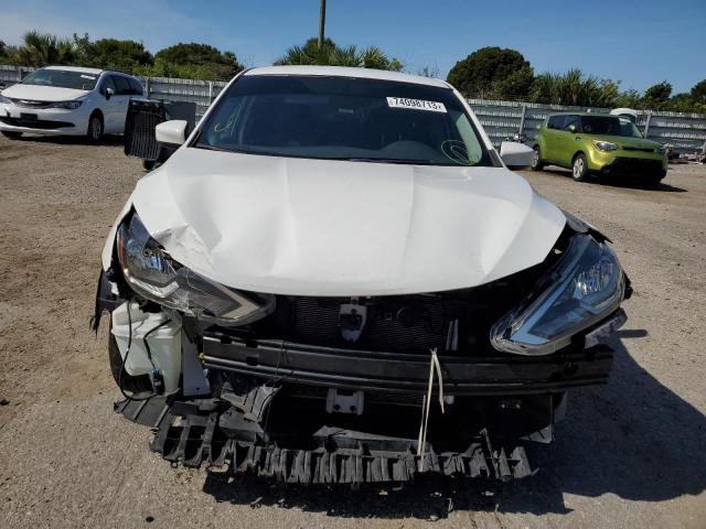 3N1AB7AP2KY366105 - 2019 NISSAN SENTRA S WHITE photo 5