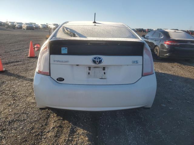 JTDKN3DU5D5606542 - 2013 TOYOTA PRIUS WHITE photo 6