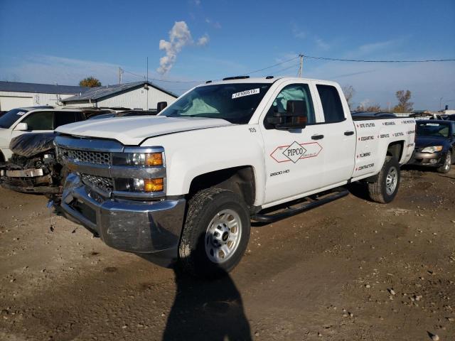 2GC2CREG4K1230884 - 2019 CHEVROLET SILVERADO C2500 HEAVY DUTY WHITE photo 1