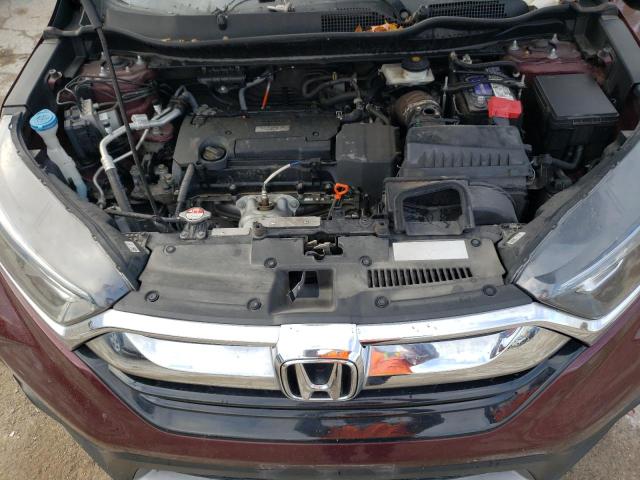 5J6RW6H31HL001542 - 2017 HONDA CR-V LX MAROON photo 12