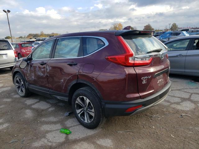 5J6RW6H31HL001542 - 2017 HONDA CR-V LX MAROON photo 2