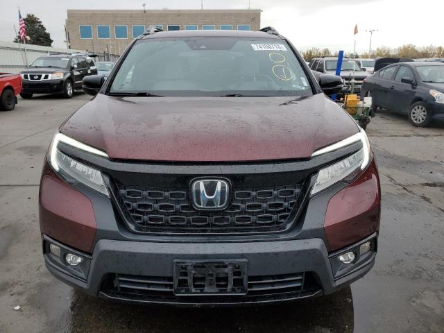 5FNYF8H09KB008803 - 2019 HONDA PASSPORT ELITE BURGUNDY photo 5