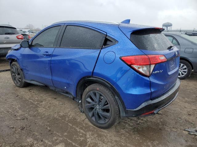 3CZRU6H16NM739934 - 2022 HONDA HR-V SPORT BLUE photo 2