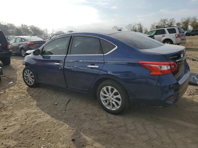 3N1AB7AP1JL643564 - 2018 NISSAN SENTRA S BLUE photo 2