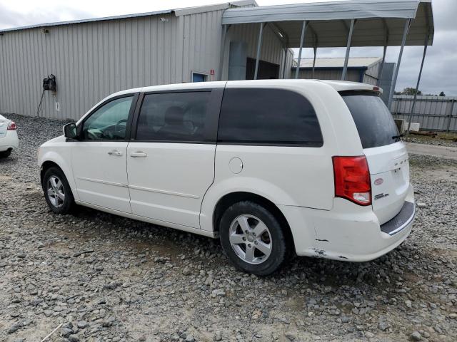 2C4RDGCG3DR520508 - 2013 DODGE GRAND CARA SXT WHITE photo 2