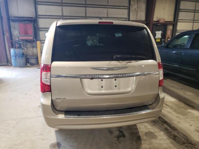 2C4RC1BG9ER125977 - 2014 CHRYSLER TOWN & COU TOURING ოქროსფერი ფოტო 6
