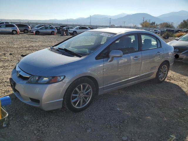 1HGFA465X9L001302 - 2009 HONDA CIVIC GX SILVER photo 1